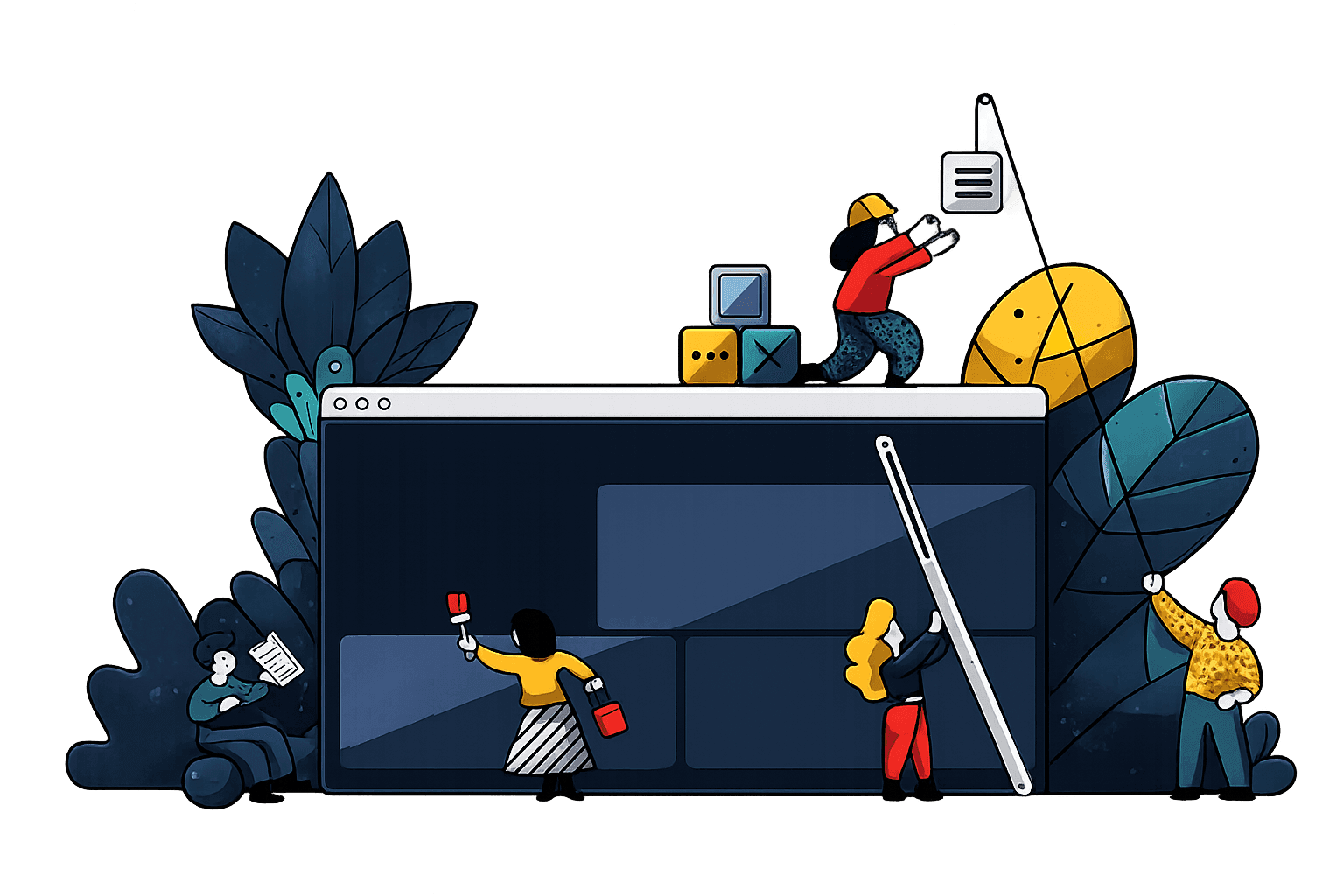 Fluxly website design preview