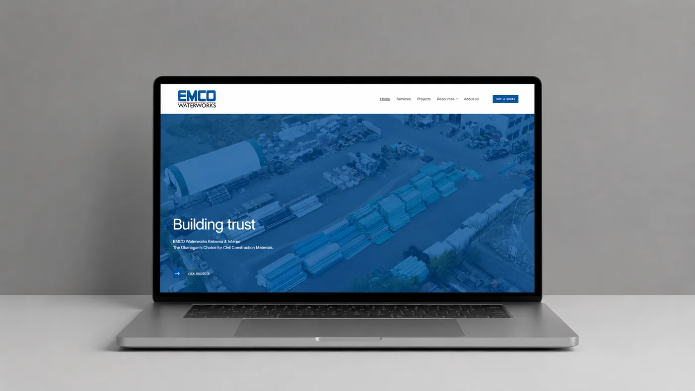 Website Development for EMCO, Kelowna